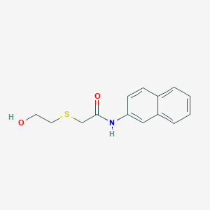 2-[(2-hydroxyethyl)thio]-N-2-naphthylacetamide