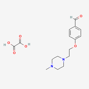 4-[2-(4-methyl-1-piperazinyl)ethoxy]benzaldehyde oxalate