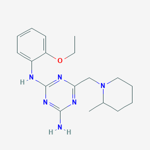 N-(2-ethoxyphenyl)-6-[(2-methyl-1-piperidinyl)methyl]-1,3,5-triazine-2,4-diamine