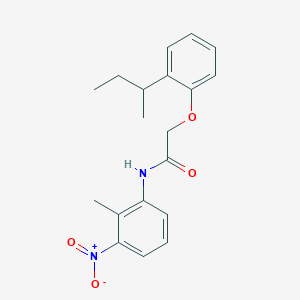 2-(2-sec-butylphenoxy)-N-(2-methyl-3-nitrophenyl)acetamide