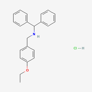 N-(4-ethoxybenzyl)-1,1-diphenylmethanamine hydrochloride