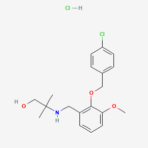 2-({2-[(4-chlorobenzyl)oxy]-3-methoxybenzyl}amino)-2-methyl-1-propanol hydrochloride