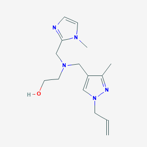 2-{[(1-allyl-3-methyl-1H-pyrazol-4-yl)methyl][(1-methyl-1H-imidazol-2-yl)methyl]amino}ethanol