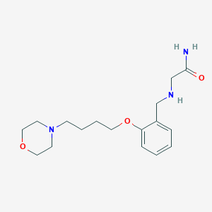 2-{[2-(4-morpholin-4-ylbutoxy)benzyl]amino}acetamide