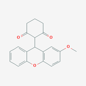 2-(2-methoxy-9H-xanthen-9-yl)-1,3-cyclohexanedione