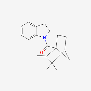 1-[(3,3-dimethyl-2-methylenebicyclo[2.2.1]hept-1-yl)carbonyl]indoline