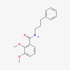 molecular formula C18H21NO3 B4101675 2,3-dimethoxy-N-(3-phenylpropyl)benzamide 