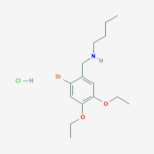 N-(2-bromo-4,5-diethoxybenzyl)-1-butanamine hydrochloride