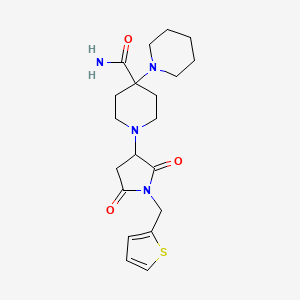 1'-[2,5-dioxo-1-(2-thienylmethyl)-3-pyrrolidinyl]-1,4'-bipiperidine-4'-carboxamide