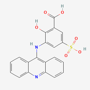 3-(Acridin-9-ylamino)-2-hydroxy-5-sulfobenzoic acid