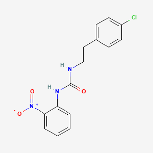 molecular formula C15H14ClN3O3 B4101841 N-[2-(4-chlorophenyl)ethyl]-N'-(2-nitrophenyl)urea 