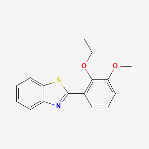 2-(2-ethoxy-3-methoxyphenyl)-1,3-benzothiazole