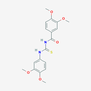 N-[(3,4-dimethoxyphenyl)carbamothioyl]-3,4-dimethoxybenzamide