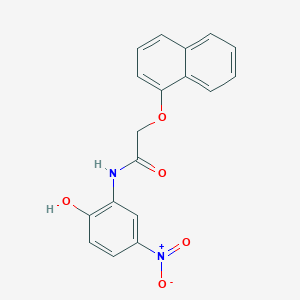 N-(2-hydroxy-5-nitrophenyl)-2-(1-naphthyloxy)acetamide