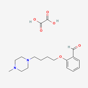 2-[4-(4-methyl-1-piperazinyl)butoxy]benzaldehyde oxalate