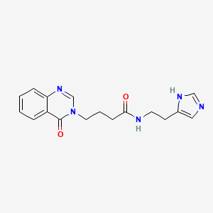 N-[2-(1H-imidazol-4-yl)ethyl]-4-(4-oxoquinazolin-3(4H)-yl)butanamide