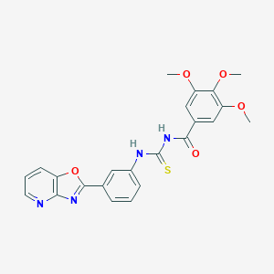 1-(3-Oxazolo[4,5-b]pyridin-2-yl-phenyl)-3-(3,4,5-trimethoxy-benzoyl)-thiourea