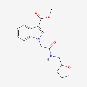 methyl 1-{2-oxo-2-[(tetrahydro-2-furanylmethyl)amino]ethyl}-1H-indole-3-carboxylate