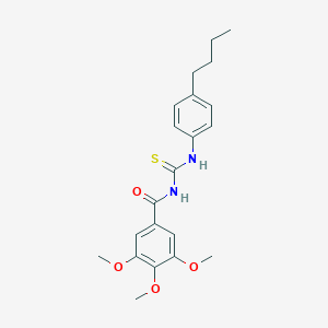 N-[(4-butylphenyl)carbamothioyl]-3,4,5-trimethoxybenzamide