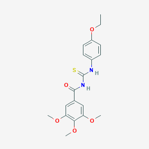 N-[(4-ethoxyphenyl)carbamothioyl]-3,4,5-trimethoxybenzamide