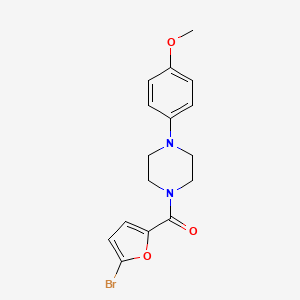 molecular formula C16H17BrN2O3 B4102445 1-(5-bromo-2-furoyl)-4-(4-methoxyphenyl)piperazine 