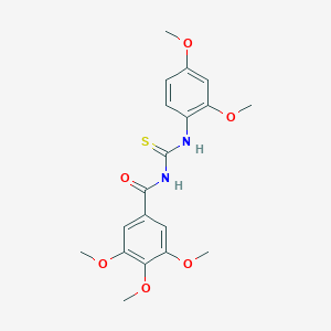 N-(2,4-dimethoxyphenyl)-N'-(3,4,5-trimethoxybenzoyl)thiourea