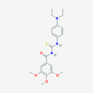 N-[4-(diethylamino)phenyl]-N'-(3,4,5-trimethoxybenzoyl)thiourea
