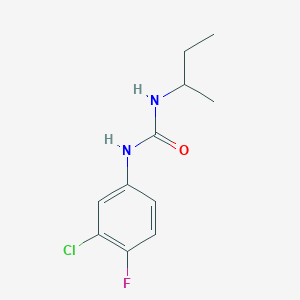 N-(sec-butyl)-N'-(3-chloro-4-fluorophenyl)urea