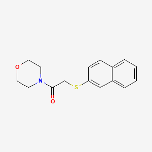 4-[(2-naphthylthio)acetyl]morpholine