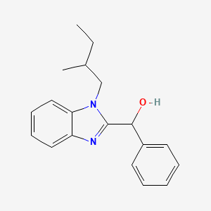 [1-(2-methylbutyl)-1H-benzimidazol-2-yl](phenyl)methanol