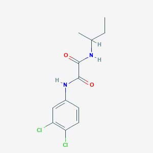 molecular formula C12H14Cl2N2O2 B4102664 N-(sec-butyl)-N'-(3,4-dichlorophenyl)ethanediamide 