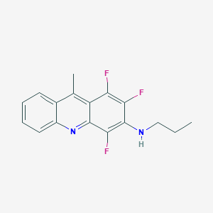 1,2,4-trifluoro-9-methyl-N-propyl-3-acridinamine