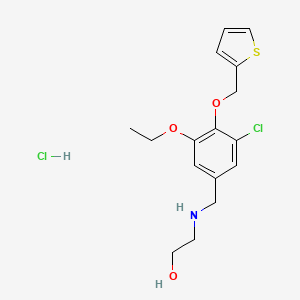 2-{[3-chloro-5-ethoxy-4-(2-thienylmethoxy)benzyl]amino}ethanol hydrochloride