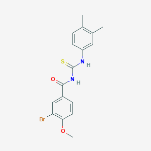 N-(3-bromo-4-methoxybenzoyl)-N'-(3,4-dimethylphenyl)thiourea