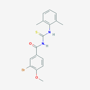 3-bromo-N-[(2,6-dimethylphenyl)carbamothioyl]-4-methoxybenzamide
