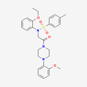 N-(2-ethoxyphenyl)-N-{2-[4-(2-methoxyphenyl)-1-piperazinyl]-2-oxoethyl}-4-methylbenzenesulfonamide