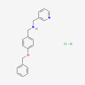 [4-(benzyloxy)benzyl](3-pyridinylmethyl)amine hydrochloride