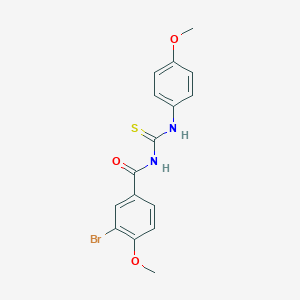 N-(3-bromo-4-methoxybenzoyl)-N'-(4-methoxyphenyl)thiourea
