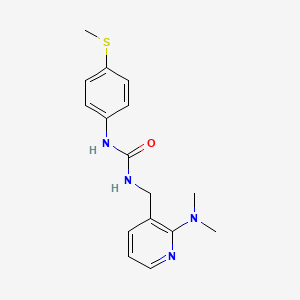 N-{[2-(dimethylamino)-3-pyridinyl]methyl}-N'-[4-(methylthio)phenyl]urea