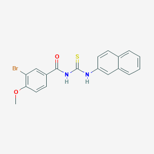 N-(3-bromo-4-methoxybenzoyl)-N'-(2-naphthyl)thiourea