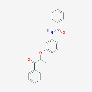 N-[3-(1-methyl-2-oxo-2-phenylethoxy)phenyl]benzamide