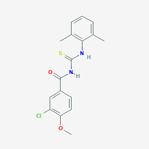 3-chloro-N-[(2,6-dimethylphenyl)carbamothioyl]-4-methoxybenzamide