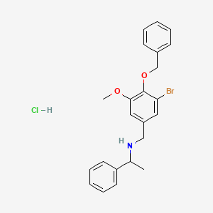 N-[4-(benzyloxy)-3-bromo-5-methoxybenzyl]-N-(1-phenylethyl)amine