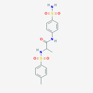 N~1~-[4-(aminosulfonyl)phenyl]-N~2~-[(4-methylphenyl)sulfonyl]alaninamide