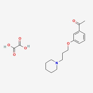 1-{3-[3-(1-piperidinyl)propoxy]phenyl}ethanone oxalate