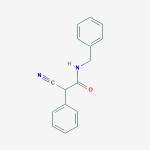 molecular formula C16H14N2O B4103619 N-benzyl-2-cyano-2-phenylacetamide 