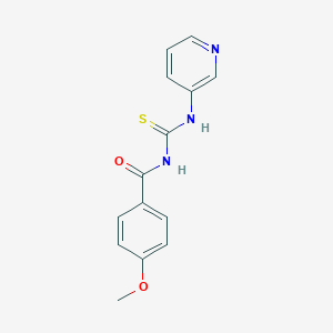 4-methoxy-N-(pyridin-3-ylcarbamothioyl)benzamide