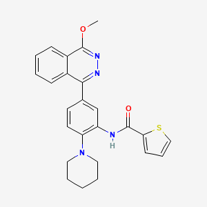 molecular formula C25H24N4O2S B4103858 N-[5-(4-methoxy-1-phthalazinyl)-2-(1-piperidinyl)phenyl]-2-thiophenecarboxamide 
