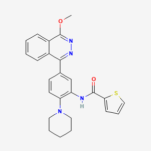 N-[5-(4-methoxy-1-phthalazinyl)-2-(1-piperidinyl)phenyl]-2-thiophenecarboxamide