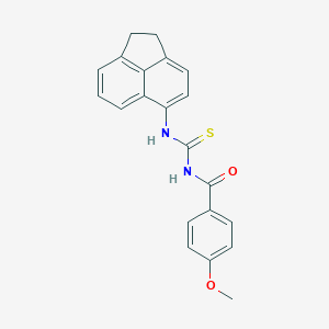 N-(1,2-dihydroacenaphthylen-5-ylcarbamothioyl)-4-methoxybenzamide